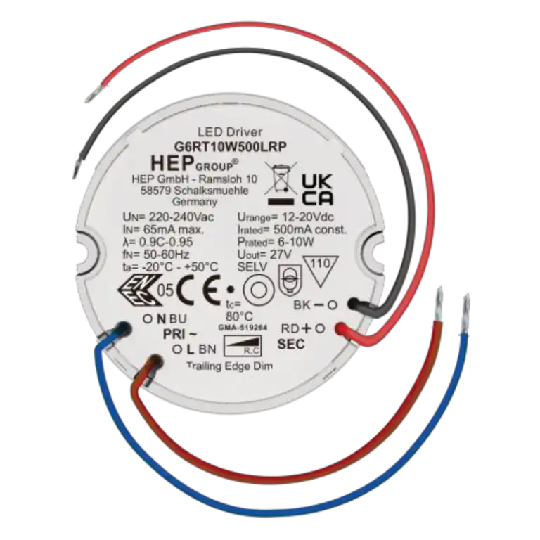 G6RT 10 W 200-700 mA Trailing edge |