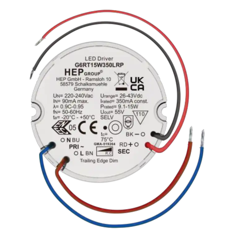 G6RT 15 W 300-700 mA Trailing edge |