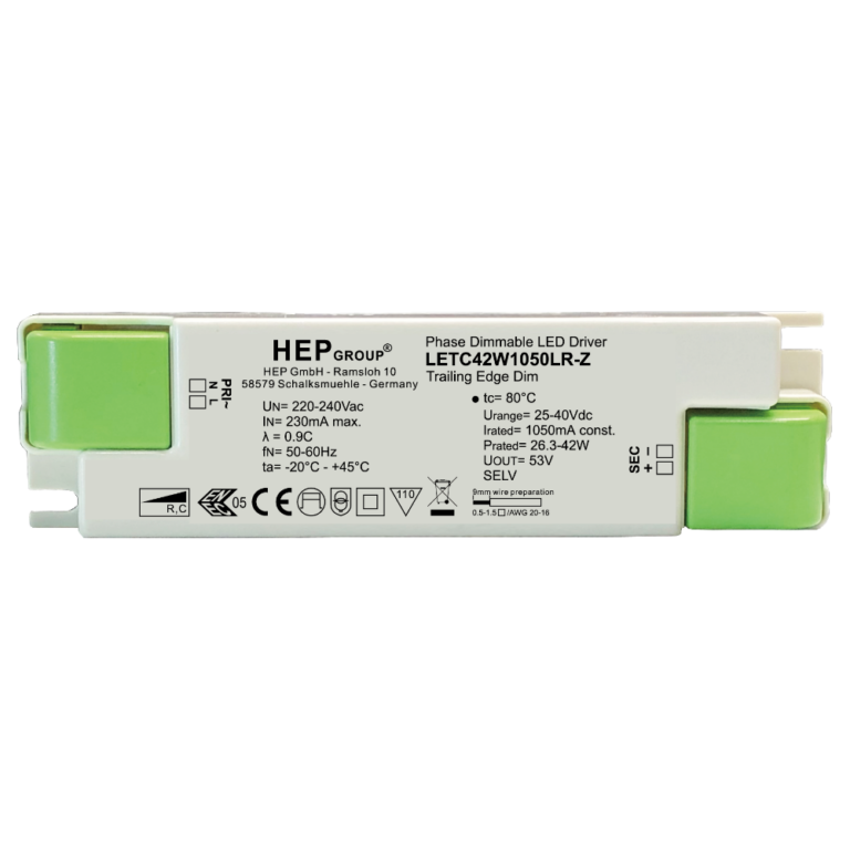 LETC 42 W 700-1050 mA Trailing edge |